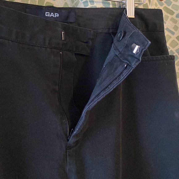 GAP Black Cotton Pants 14 - Picture 3 of 7